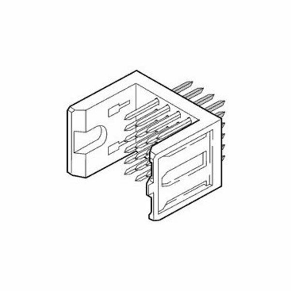 Fci Board Connector, 96 Contact(S), 4 Row(S), Male, Straight, 0.079 Inch Pitch, Solder Terminal,  88953-161LF